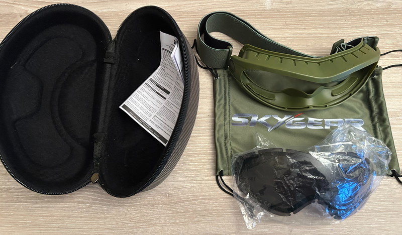 Image 1 pour Masque SkyAirsoft avec visière noire