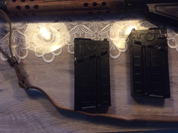 Image 4 for H&K G3 GBB met originele H&G G3 houten kolf en handgrepen en leren riem