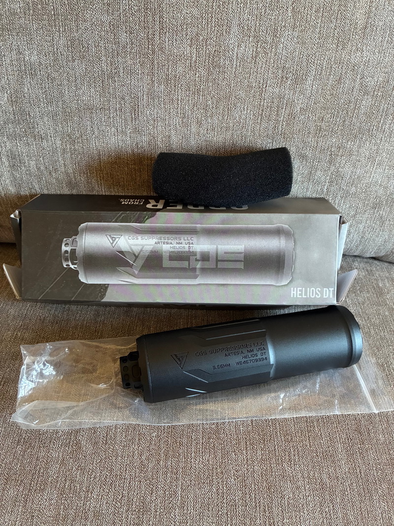 Image 1 for Silencieux airsoft Helios DT 14 mm CCW sous licence CGS Group EMG