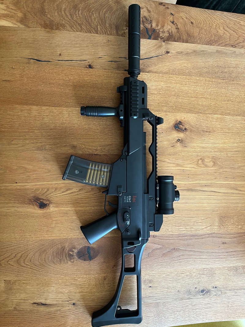 Imagen 1 de Umarex Airsoft Gewehr G36 C, elektrisches Full-Auto Softairgewehr, Sturmgewehr mit 0,5 Joule, für 6 mm BB Kugeln