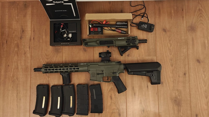 Image 1 pour Krytac Trident MK2 AEG set met PDW en CRB uppers