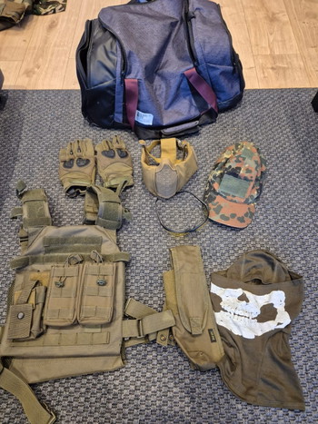 Image 3 for Airsoft Kit + Replica tactical lancer lt 25 And Pistol full metal KJ KP-16 1911