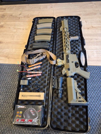 Image 5 for Airsoft Kit + Replica tactical lancer lt 25 And Pistol full metal KJ KP-16 1911