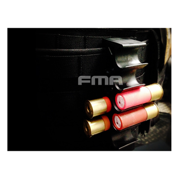 Afbeelding 3 van FMA 12GA Shotgun Shell Holder for Belt / MOLLE - Black