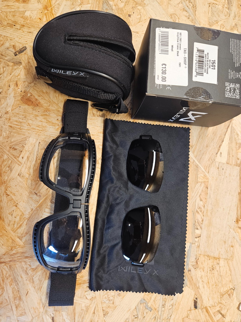 Imagen 1 de Wiley X Lynx Ballistic Goggles + Extra Lens + Case | Nieuwstaat