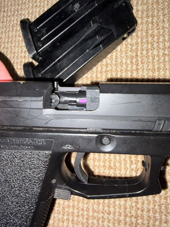 Image 5 for Tokyo Marui SOCOM MK23 GBB - volledig geüpgraded - incl. 4 mags en holster