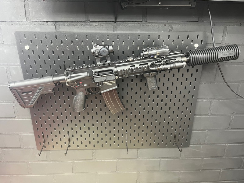 Afbeelding 1 van Heckler & Koch HK416 A5 Black, metal + various accessories