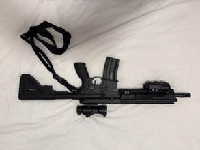 Bild für Heckler&Koch HK416 + Light/Laser + Visor (red+green Dot) + strap