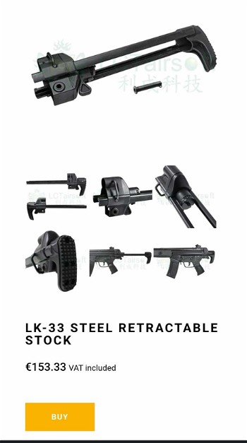 Afbeelding 3 van LCT LK33 / LK53 stock - HK33 / HK53 kolf
