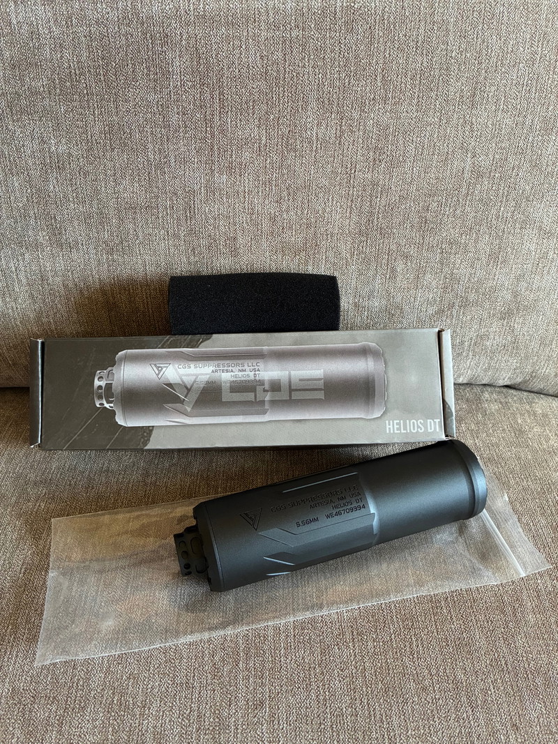 Bild 1 für Silencieux airsoft Helios DT 14 mm CCW sous licence CGS Group EMG