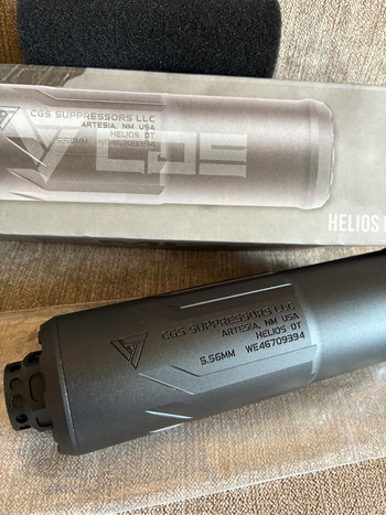 Bild 2 für Silencieux airsoft Helios DT 14 mm CCW sous licence CGS Group EMG