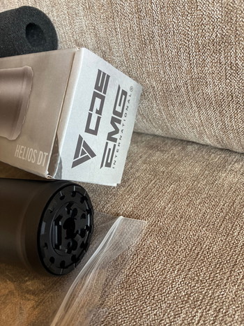 Bild 3 für Silencieux airsoft Helios DT 14 mm CCW sous licence CGS Group EMG