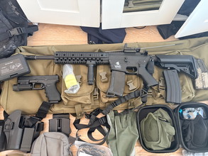 Afbeelding van Complete Airsoft set is 1x meegespeeld