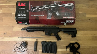 Afbeelding van Heckler & Koch HK416C Softair vollständiges Set + 2 Magazine und 1 Speedloader