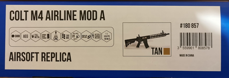 Image 1 for COLT M4 AIRLINE MOD A (TAN)