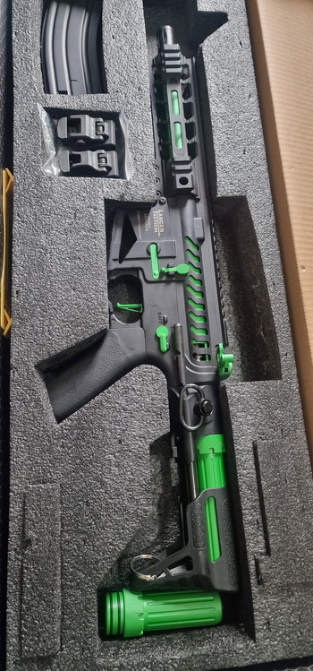 Bild 2 für LT-34 PDW Enforcer Battle Hawk 7P AEG Lancer Tactical - Bi-ton Vert