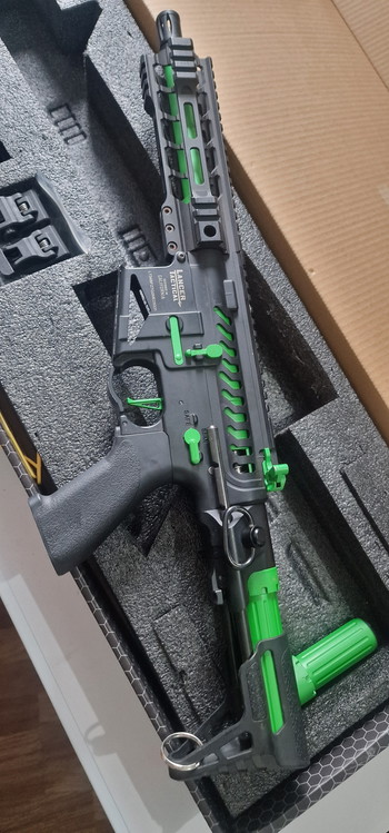 Afbeelding 3 van LT-34 PDW Enforcer Battle Hawk 7P AEG Lancer Tactical - Bi-ton Vert