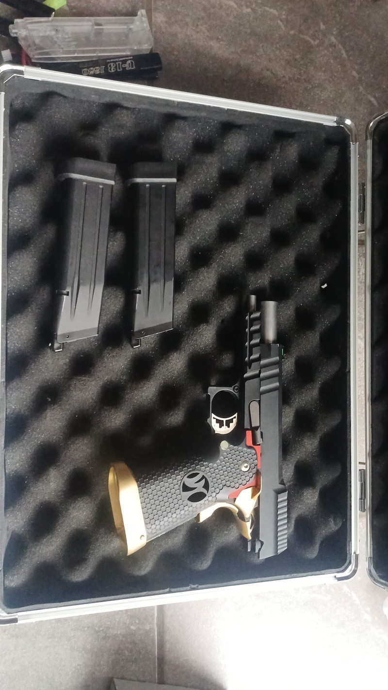 Bild 1 für tekoop hi capa aw custom hx2601 black / gold /red