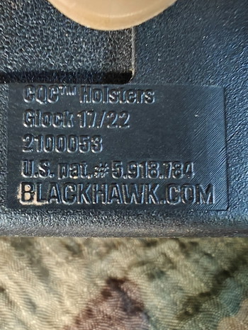 Image 3 for Originele Blackhawk! SERPA CQC Holster voor Glock 17/22 + S.T.R.I.K.E. MOLLE Platform
