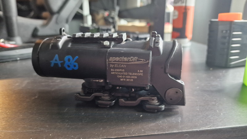 Image 1 for Elcan Specter DR 1x/4x Repro + 3D geprinte red dot mount