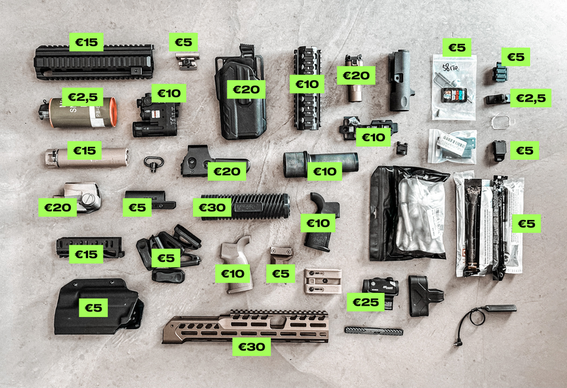 Image 1 for Kastopruiming accessoires. (Losse verkoop)