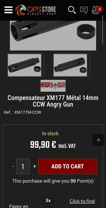 Imagen 3 de XM177 Steel Moderator Flashhider