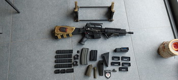 Image 3 for Custom M4 met Stand & kolfpouch & speedloader