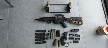 Image 4 for Custom M4 met Stand & kolfpouch & speedloader