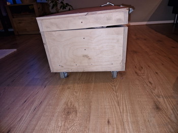 Afbeelding 4 van Hand gemaakte houten wapen kist
