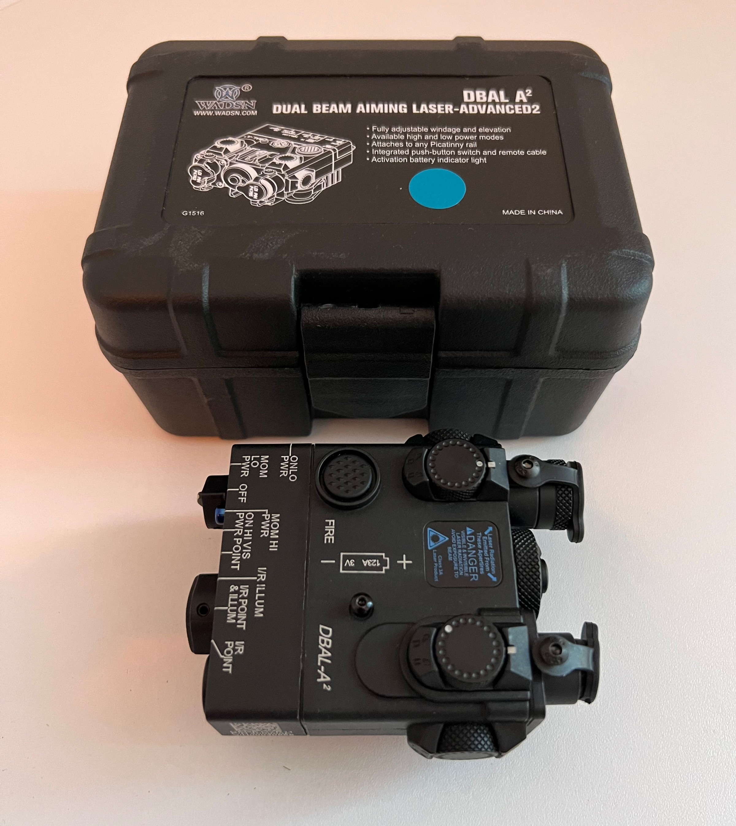 DBal A2 Laser/Light/IR Combo, (Replica) (Blue laser). Airsoft Bazaar