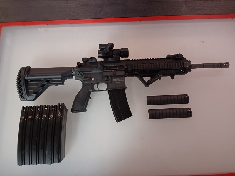 Image 1 pour Umarex VFC HK416 A2 gbbr met 7 magazijnen