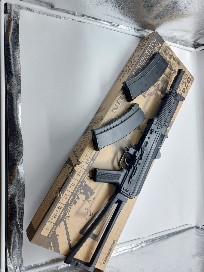 Image 1 pour WELL AK74 SU TACTICAL GBB GREEN GAS AK - 2 MAGAZINES(MAGAZINES NOT WORKING)