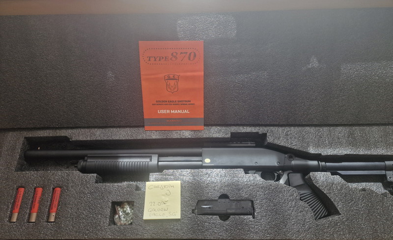 Image 1 pour Golden Eagle Gas Shotgun with Shells