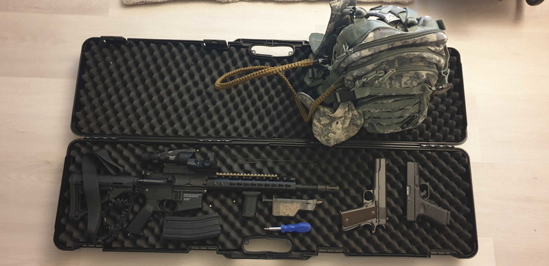 Afbeelding 1 van Nieuwe duikfles 10 liter 220 bar. Tippman m4 + accessoires