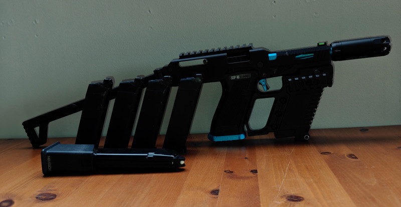 Image 1 for Novritsch glock SSP18 met veel accessoires