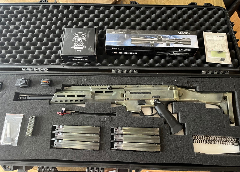 Image 1 for Upgraded ASG Scorpion EVO 3 met extras