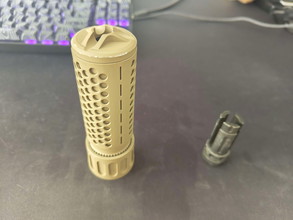 Bild für 5ku tan Knights armament QD suppressor