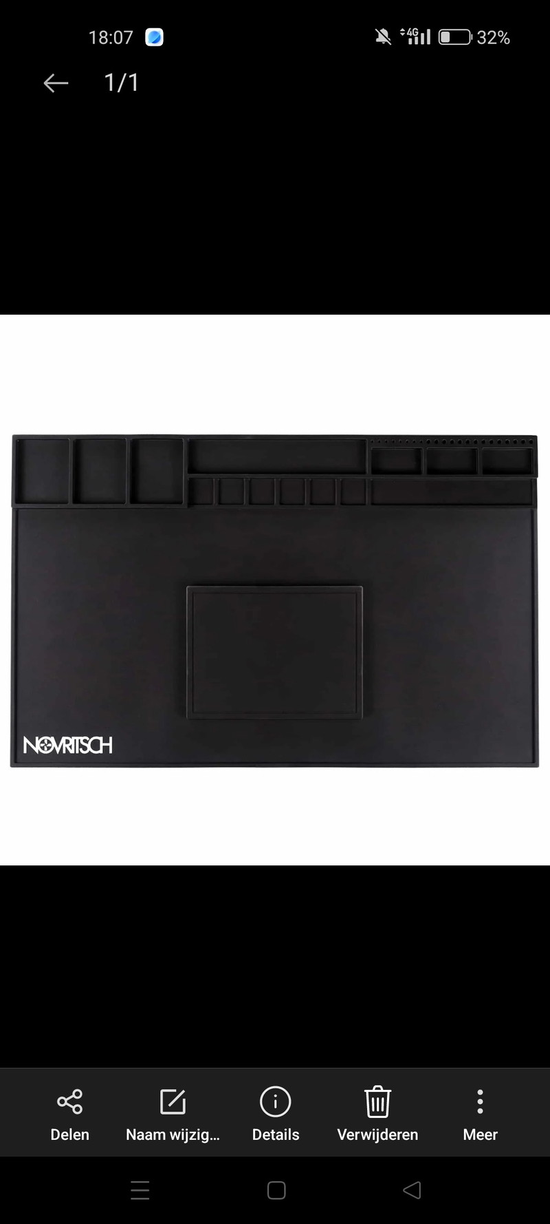 Image 1 for GEZOCHT!!! De Novritsch tech mat, was ook verkrijgbaar in de tech bundle