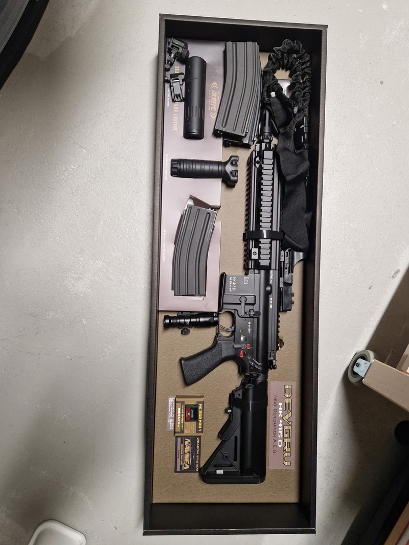 Image 1 pour Tokyo Marui HK416 DEVGRU - AEG - Black + Extra's