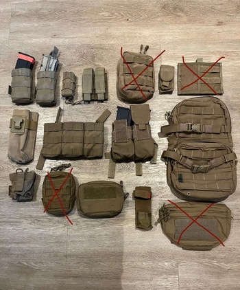 Afbeelding 2 van Crye Precision JPC 1.0 WAS/Tasmanian Pouches Complete Set