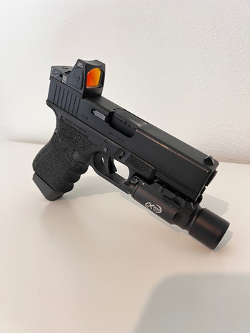 Bild 2 für WE glock 19 gen 4 | red dot | flashlight | stippling