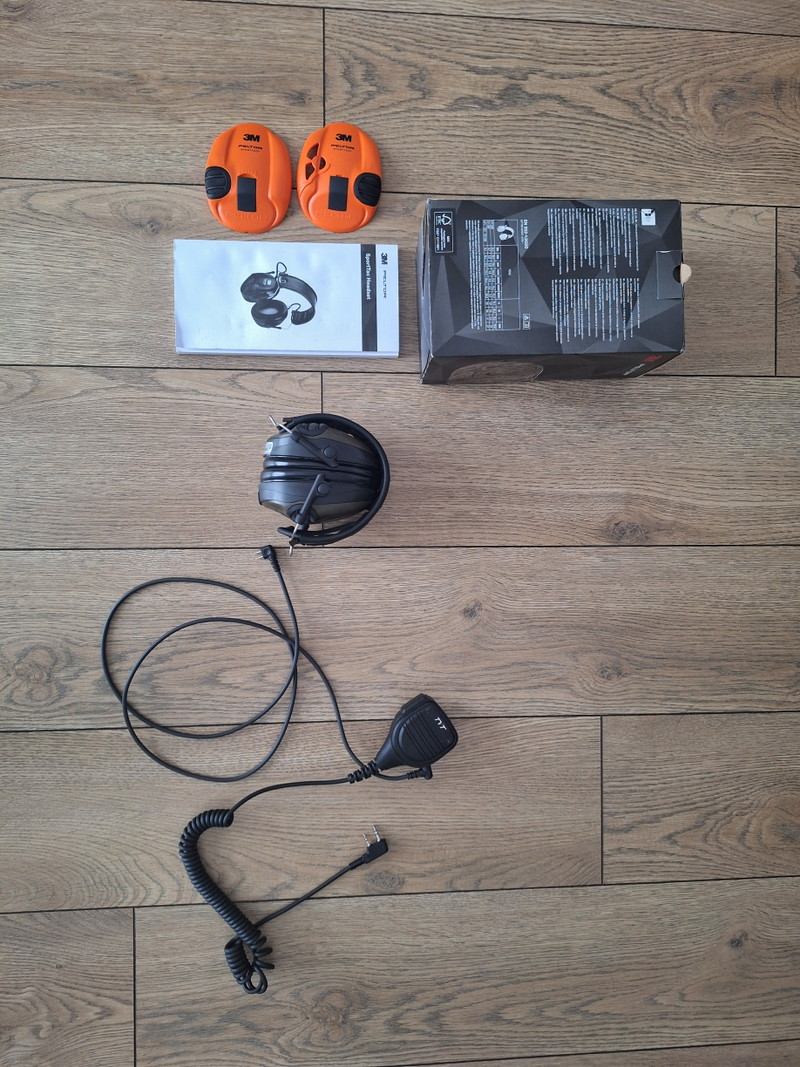 Image 1 for 3M Peltor SportTac with FL6N cable