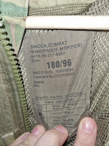 Bild 2 für British Army Windproof Combat Smock MTP