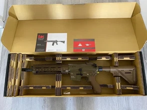 Imagen para Umarex HK416 A5 RAL8000 AEG + Nuprol L Koffer + 7 Magazijnen