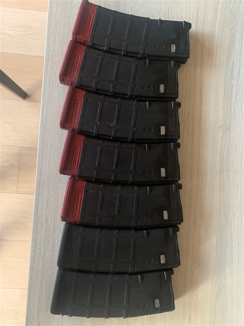 Image 1 for 7x VFC gas blowback magazines for m4