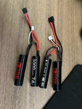 Afbeelding van 2x TITAN 3000mAh 7.4v LIPO deans nunchucks