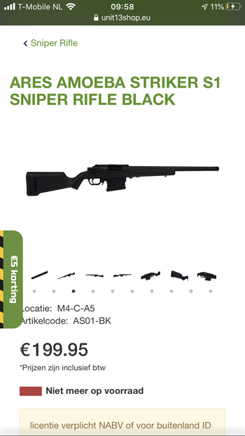 Afbeelding 2 van Ares Amoeba Striker S1