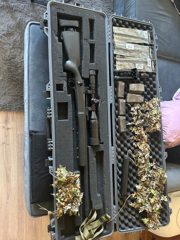 Bild 2 für Novritsch sniper ssg24 met alles erbij