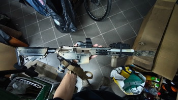 Afbeelding 3 van Upgraded Colt M4 BLAST AEG Custom Paintjob
