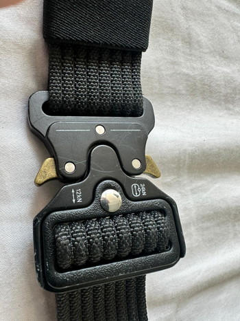 Bild 2 für Tactical Belt met Cobra-Style Buckle - Zwart - maat L
